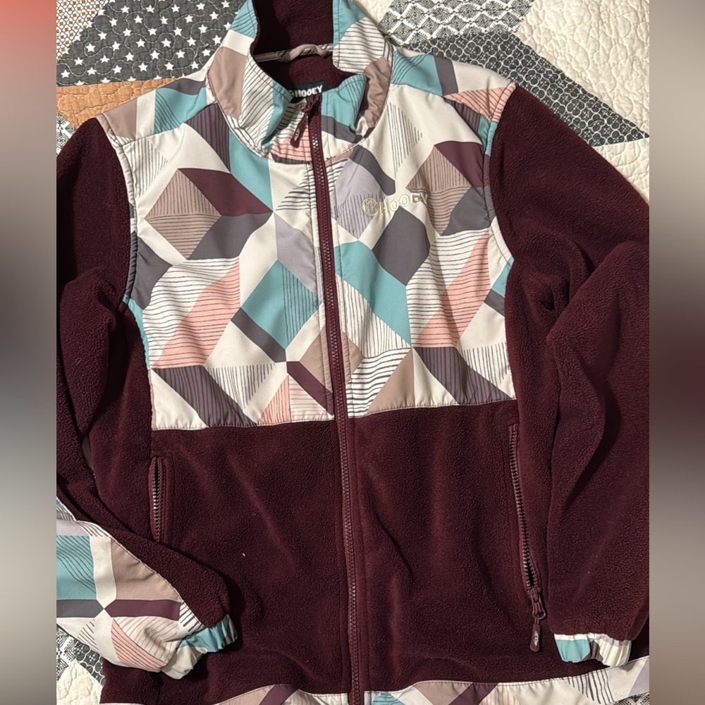 Hooey Multicolor Geometric Jacket - image 1